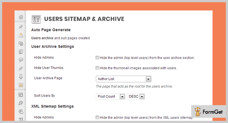 Users Sitemap & Archive WordPress Plugin