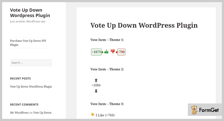 Vote Up Down Thumbs Up WordPress Plugins