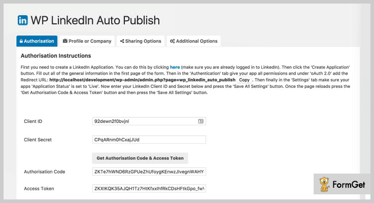 Auto Publish LinkedIn WordPress Plugin