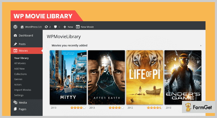 WPMovieLibrary WordPress Cinema Plugins