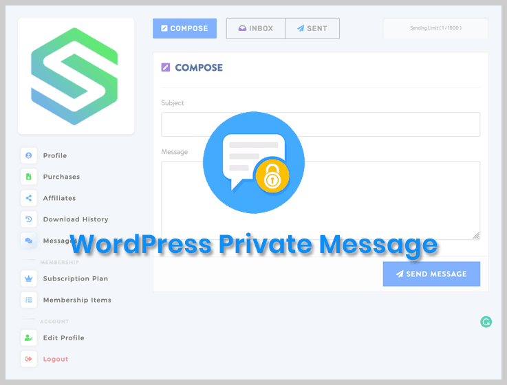 WordPress Private Message - Private messaging WordPress plugin