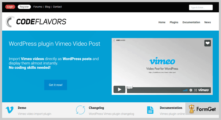 Vimeo Video Importer WordPress Plugin