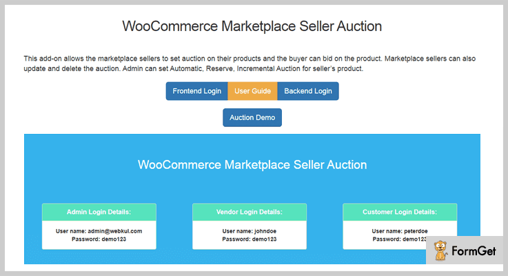 WordPress WooCommerce Marketplace Auction Plugin