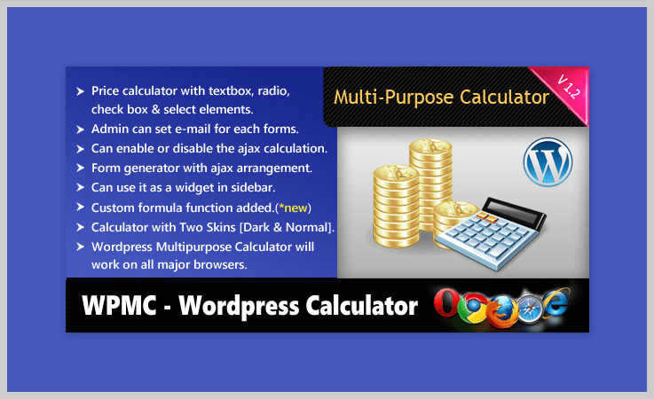 WordPress multipurpose calculator - best calculator plugins