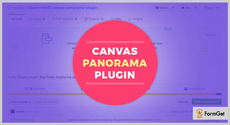 jQuery HTML5 Canvas Panorama Plugin