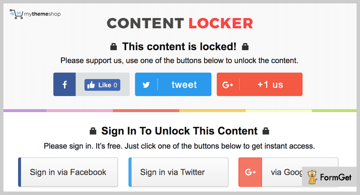 Content Locker Content Locker WordPress Plugin