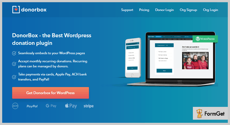 Donor Box WordPress Fundraising Plugins