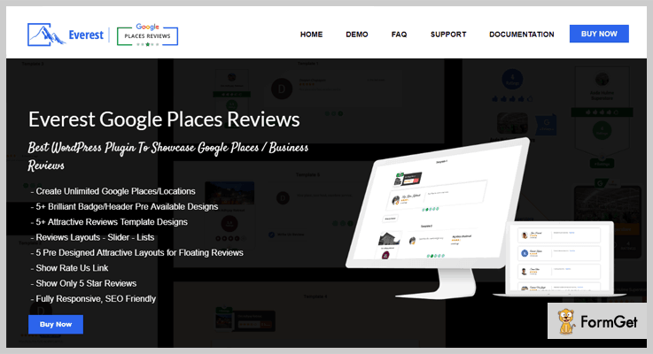 Everest Google Places Reviews Google Reviews WordPress Plugin