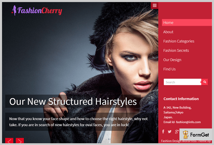 FashionCherry Girly WordPress Theme