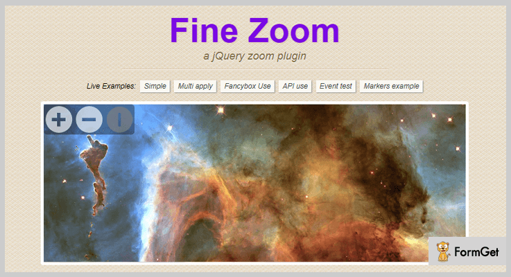 Fine Zoom jQuery Image Zoom Plugins