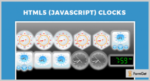 4 Most Popular Premium jQuery Clock Plugins | FormGet