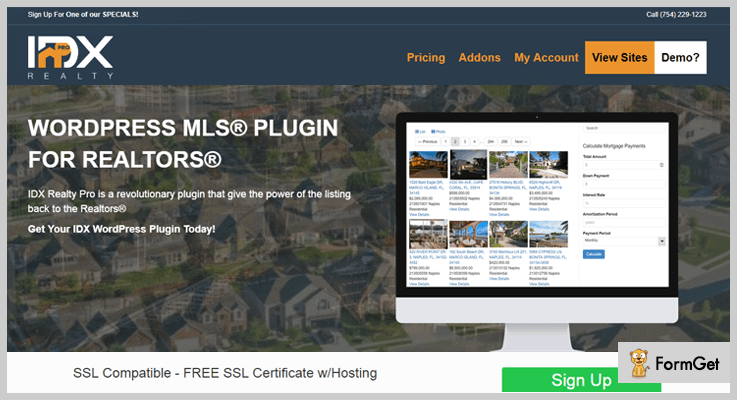 IDX Reality Pro MLS WordPress Plugin