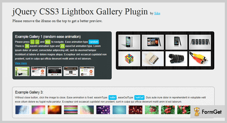 5+ jQuery Lightbox Plugins (Free and Paid) | FormGet