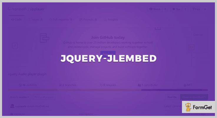 jQuery jlEmbed Audio Player Plugin