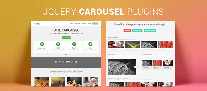 5+ jQuery Carousel Plugins 2022 (Free and Paid) | FormGet