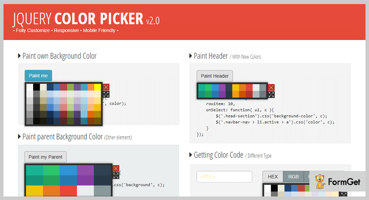 Color Picker jQuery Color Picker Plugin