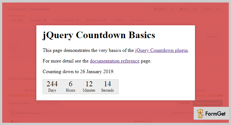 jQuery Countdown jQuery Countdown Plugin