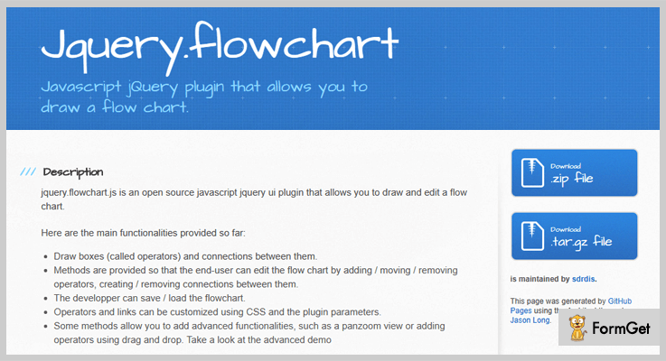 FlowChart jQuery Charts Plugin