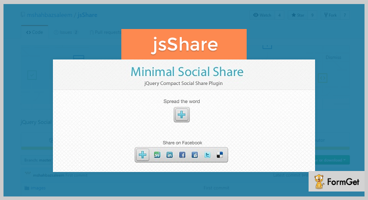 jsShare jQuery Social Media Plugins