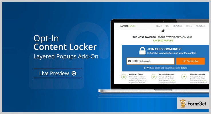 Opt-In Content Locker Content Locker WordPress Plugin