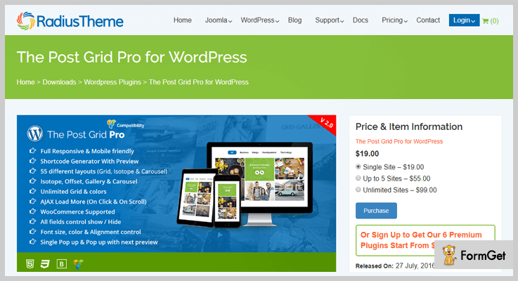 Post Grid Pro WordPress Grid Plugin