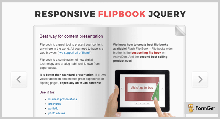 Responsive FlipBook jQuery FlipBook Plugin