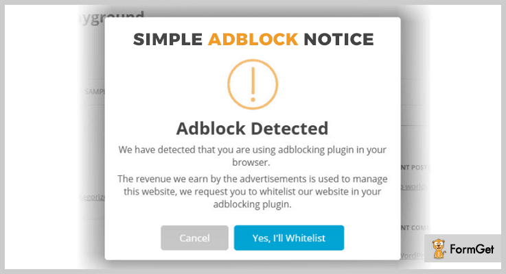 Simple Adblock Notice Pro Anti Adblock WordPress Plugins