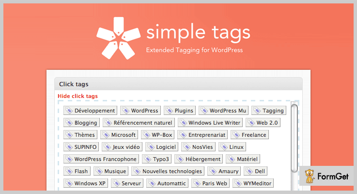 Simple Tags WordPress Tagging Plugins