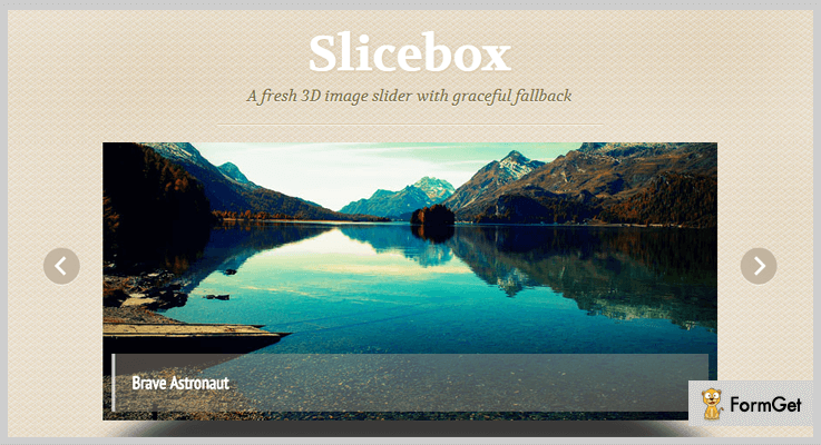Slicebox 3D Slider jQuery Plugin