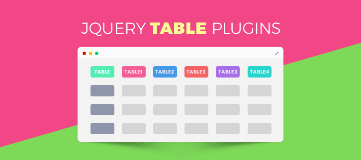 5+ Best jQuery Table Plugins (Free and Paid) | FormGet