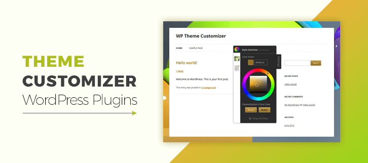 Theme Customizer WordPress Plugins