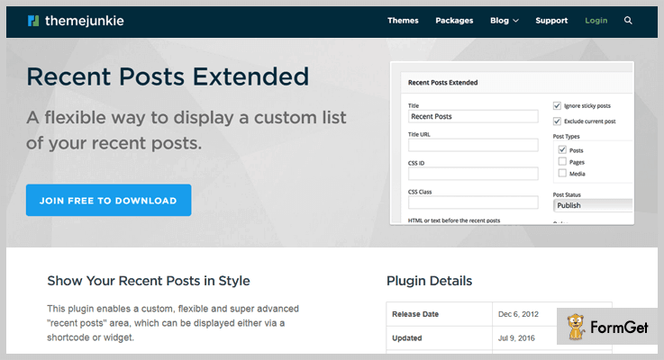 Theme Junkie WordPress Excerpt Plugin