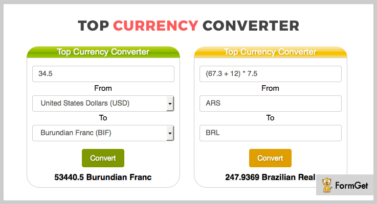  Top Currency Converter jQuery Plugins