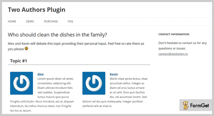 Two Authors WordPress Plugin Multiple Authors WordPress Plugin