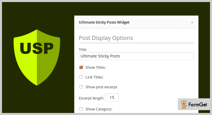 Ultimate Sticky Posts Widget WordPress Sticky Post Plugin