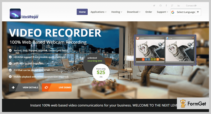 Video Post Webcam Recorder WordPress Video Post Plugin