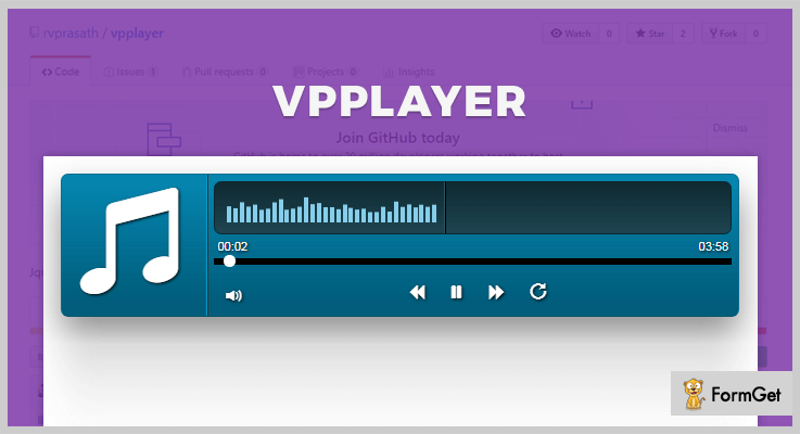 Vpplayer jQuery Audio Player Plugin