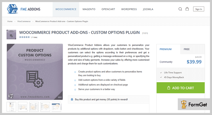 WooCommerce Product Options Plugin WordPress Options Plugin