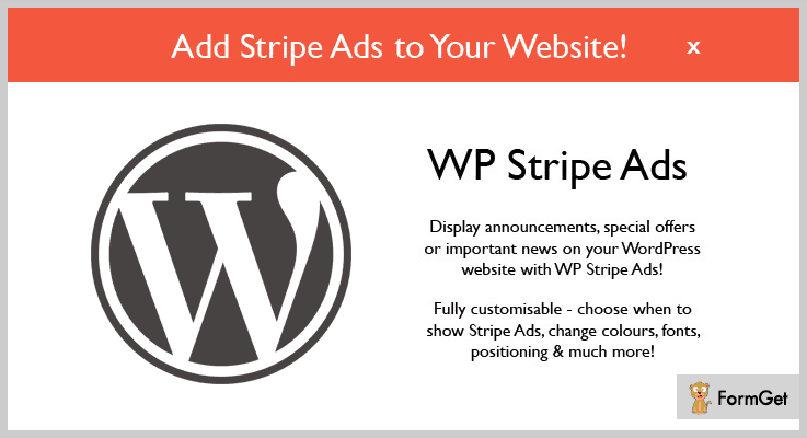 WP Stripe Ads Notice Board WordPress Plugin