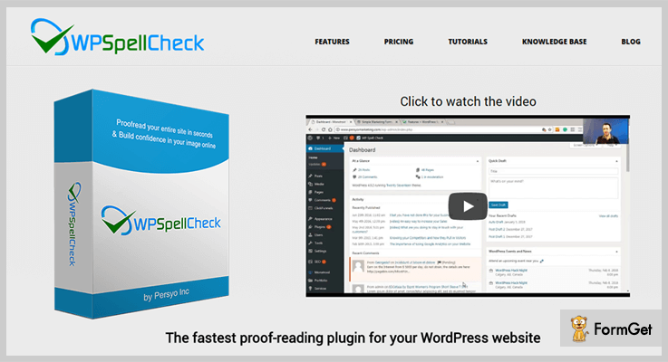 WP Spell Check WordPress Proofreading Plugin