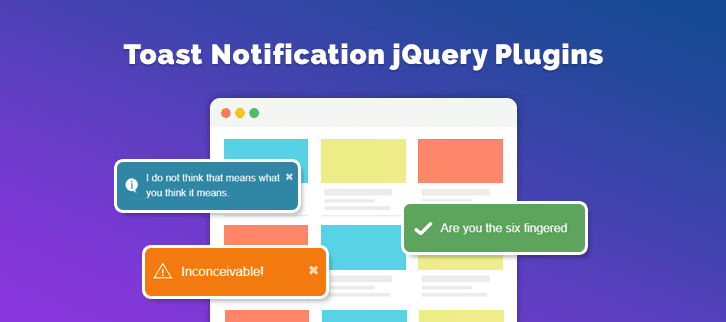 5 Free Toast Notification jQuery Plugins 2022 | FormGet