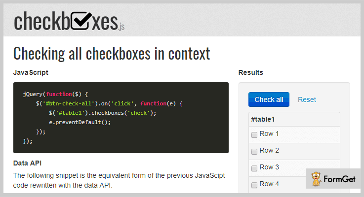 Checkboxes.js jQuery Checkbox Plugins