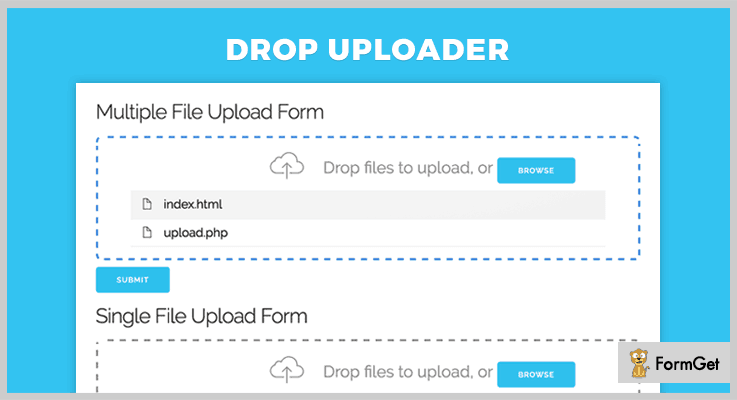 Drop Uploader jQuery Ajax File Upload Plugin
