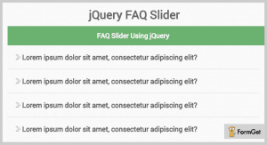4+ Best FAQ jQuery Plugins 2022 (Free and Paid) | FormGet