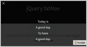 4+ Free jQuery Hamburger Button Plugins |FormGet