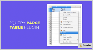 4+ Free jQuery Spreadsheet Plugins 2022 |FormGet