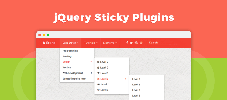 jQuery Sticky Plugins