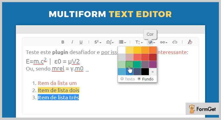 MultiformTextEditor jQuery Text Editor Plugin