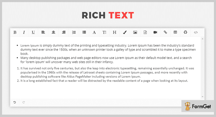 RichText jQuery Text Editor Plugin