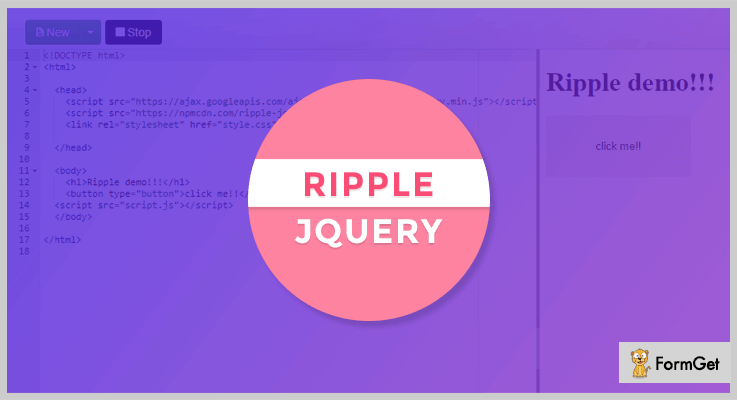 Ripple jQuery Effect Plugin